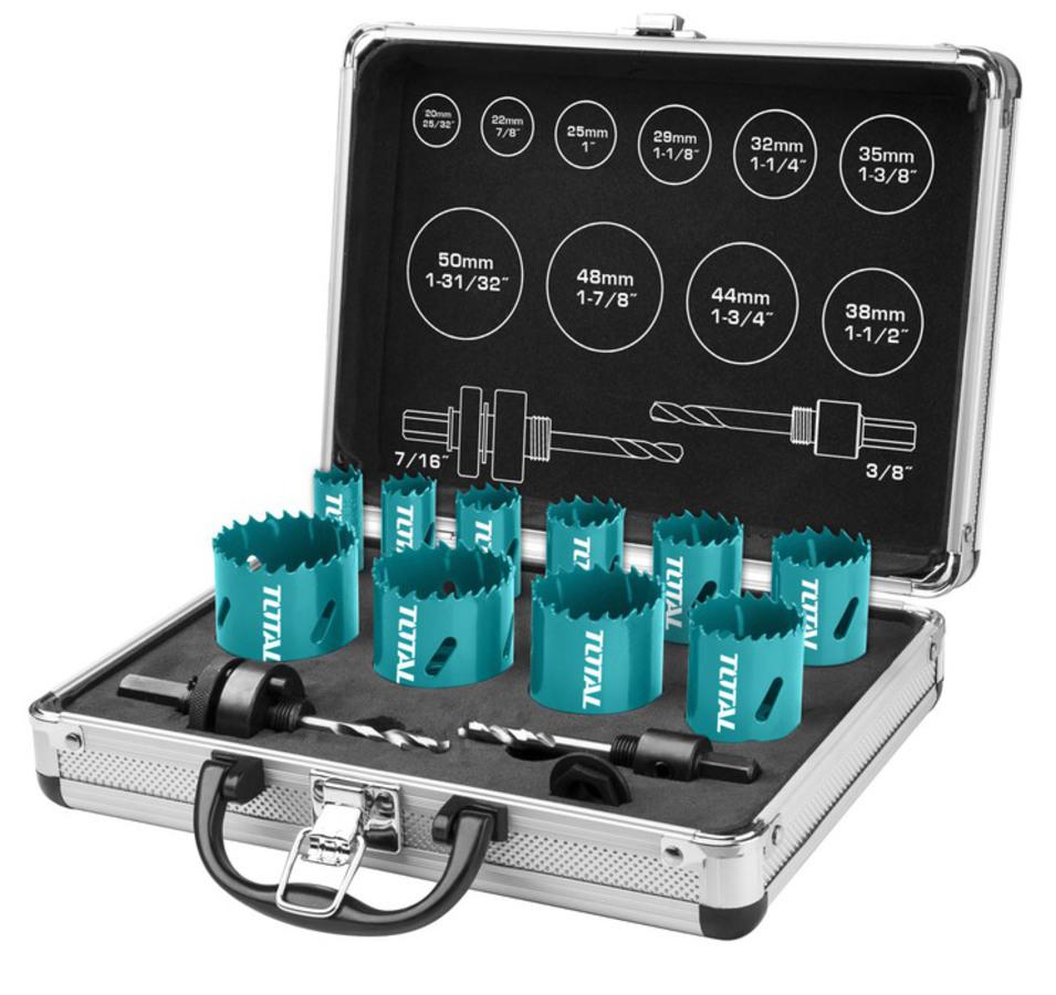 BI-METAL HOLE SAW SET 12PCS