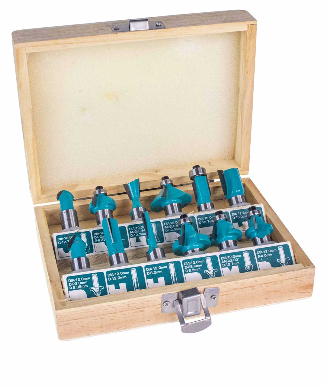 ROUTER BITS SET 12 ML 12 PCS