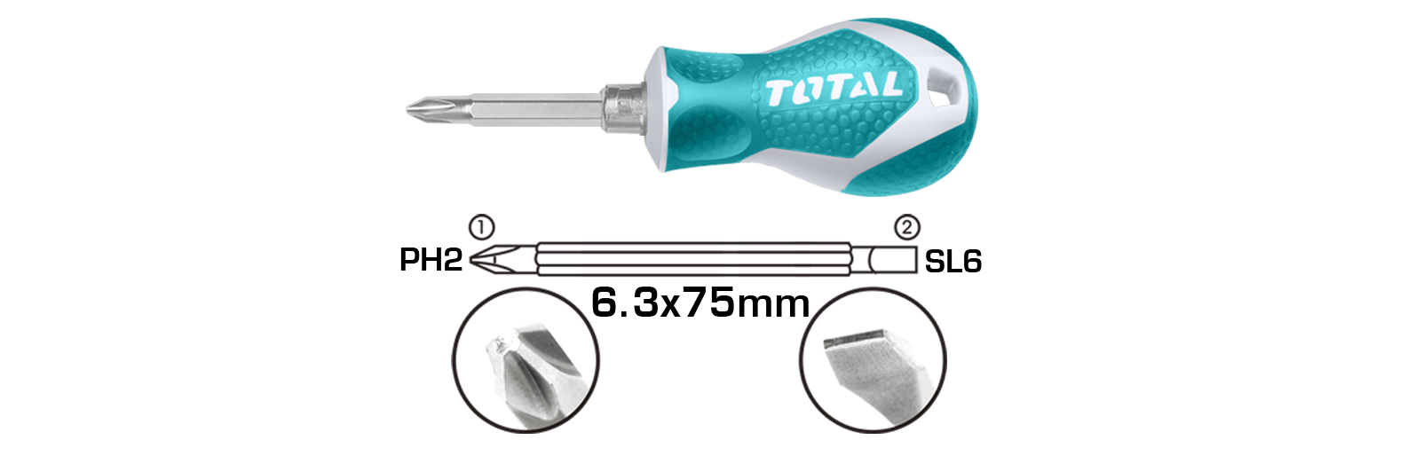 2 IN 1 SCREWDRIVER