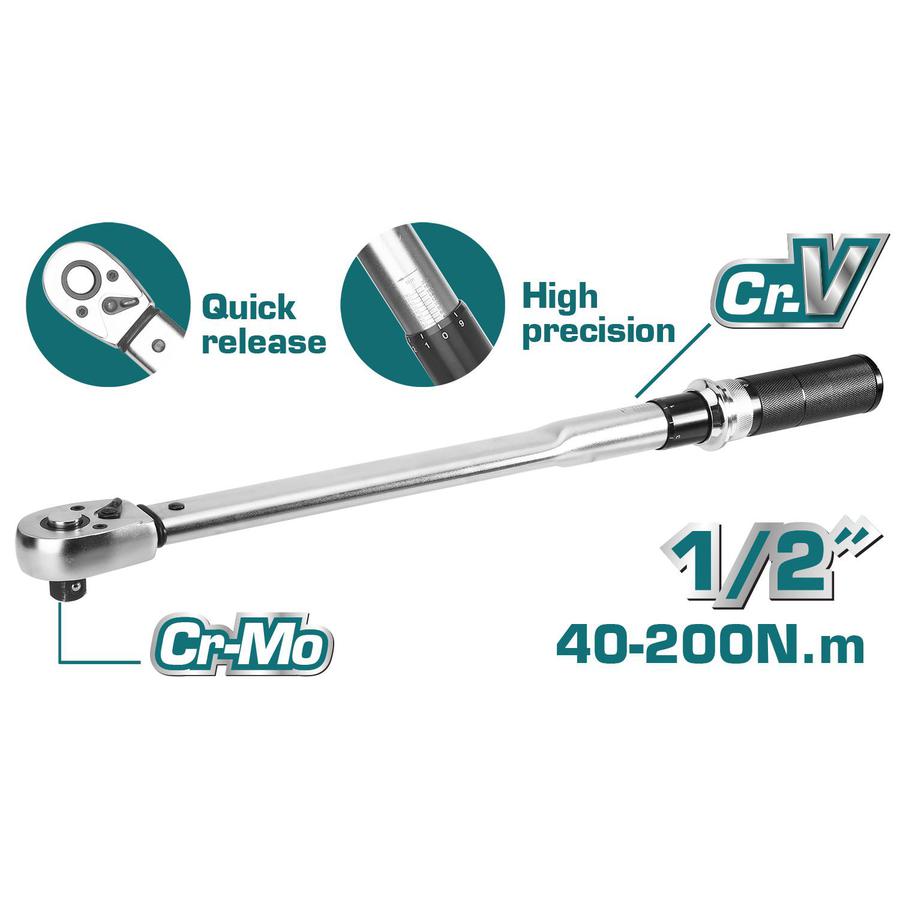 مفتاح عزم 1/2 بوصة 40-200 نيوتن