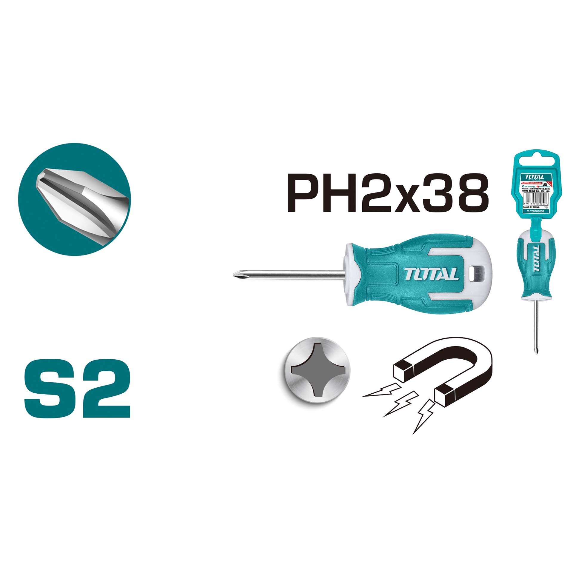 PHILIPS SCREW DRIVER PH2×38