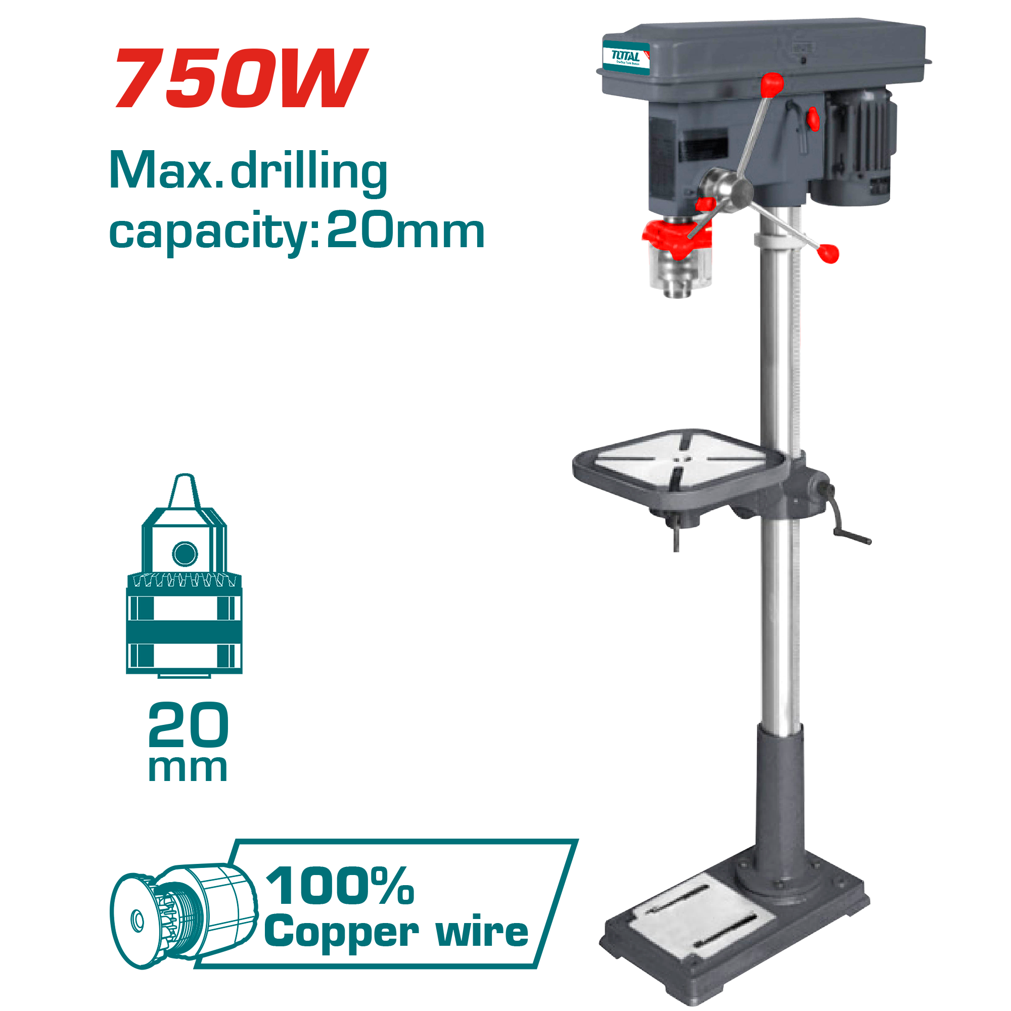 DRILL PRESS 20 ML 750 WATT