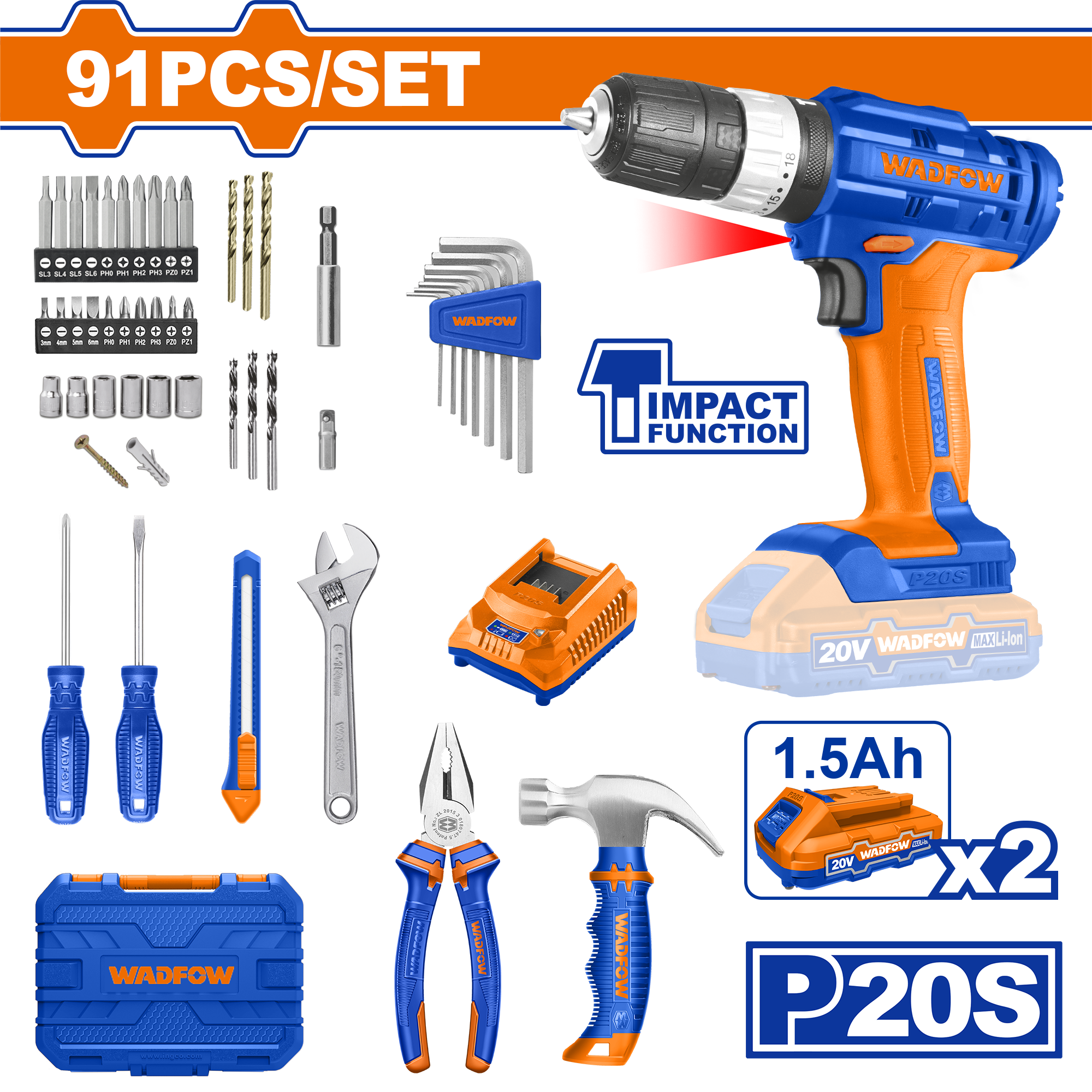 TOOLS SET 91 PCS