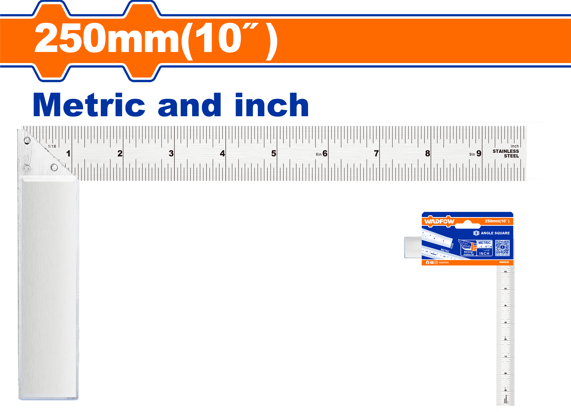 ALUMINIUM ANGLE SQUARE 10 INCH