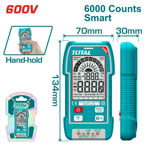 SMART DIGITAL MULTIMETER 600 VOLT