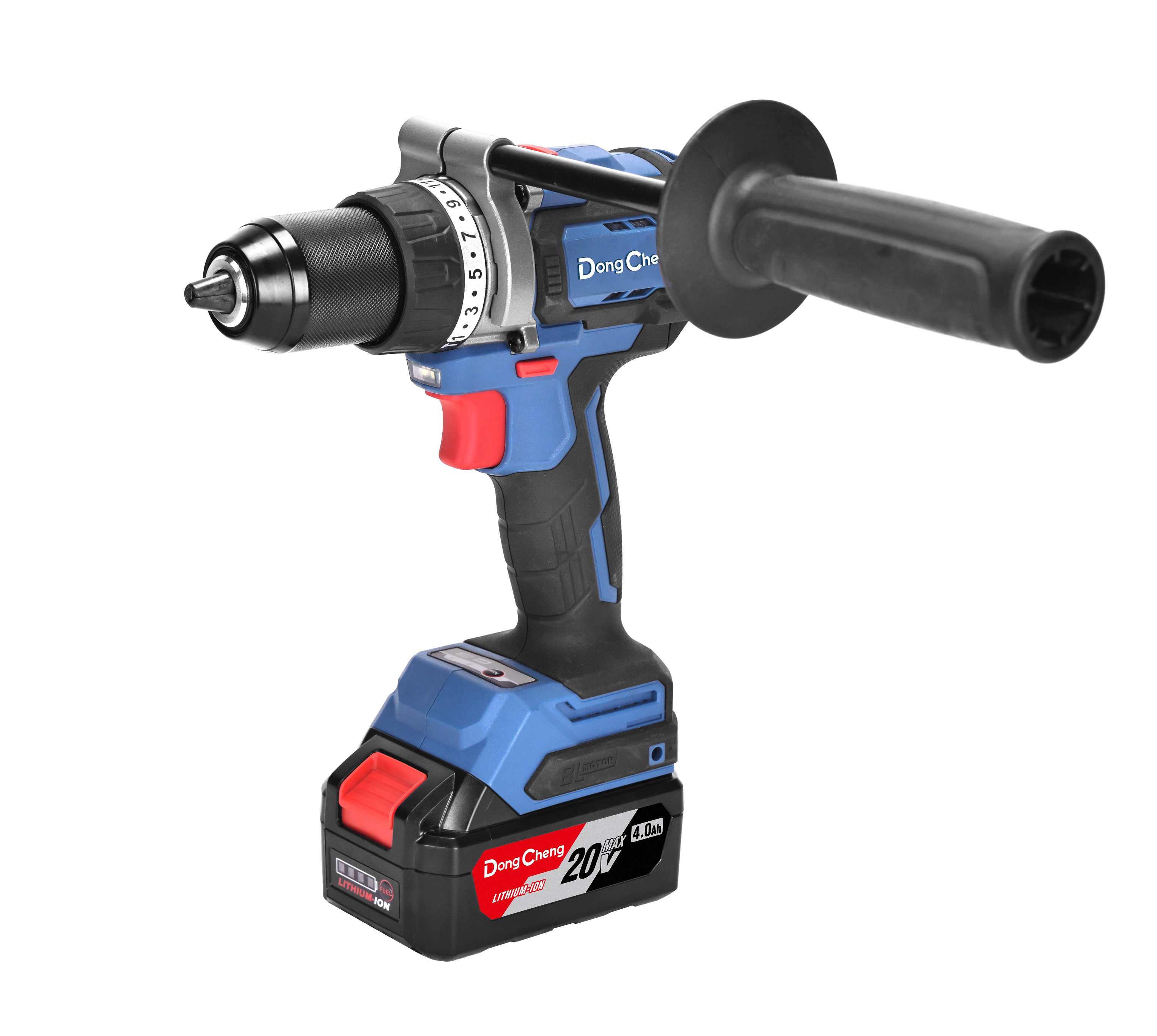 CORDLESS BRUSHLESS IMPACT DRILL 20 VOLT 160 NM WITH 2 BATTERIES 4 AMP AND CHARGER