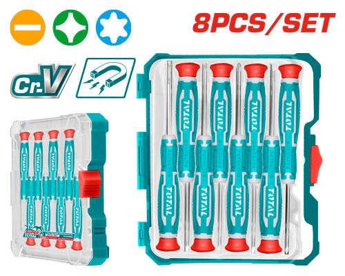 PRECISION SCREW DRIVER SET 8 PCS