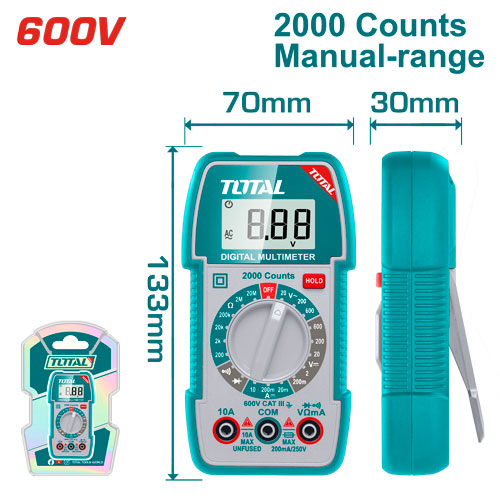 DIGITAL MULTIMETER 600 VOLT ( MINI )