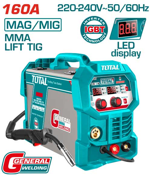 INVERTER MAG/MIG/MMA/TIG LIFT WELDING MACHINE 160A