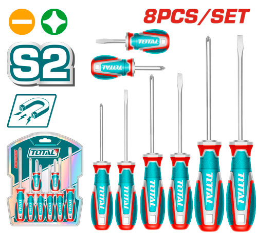 8 PCS SCREW DRIVER SET