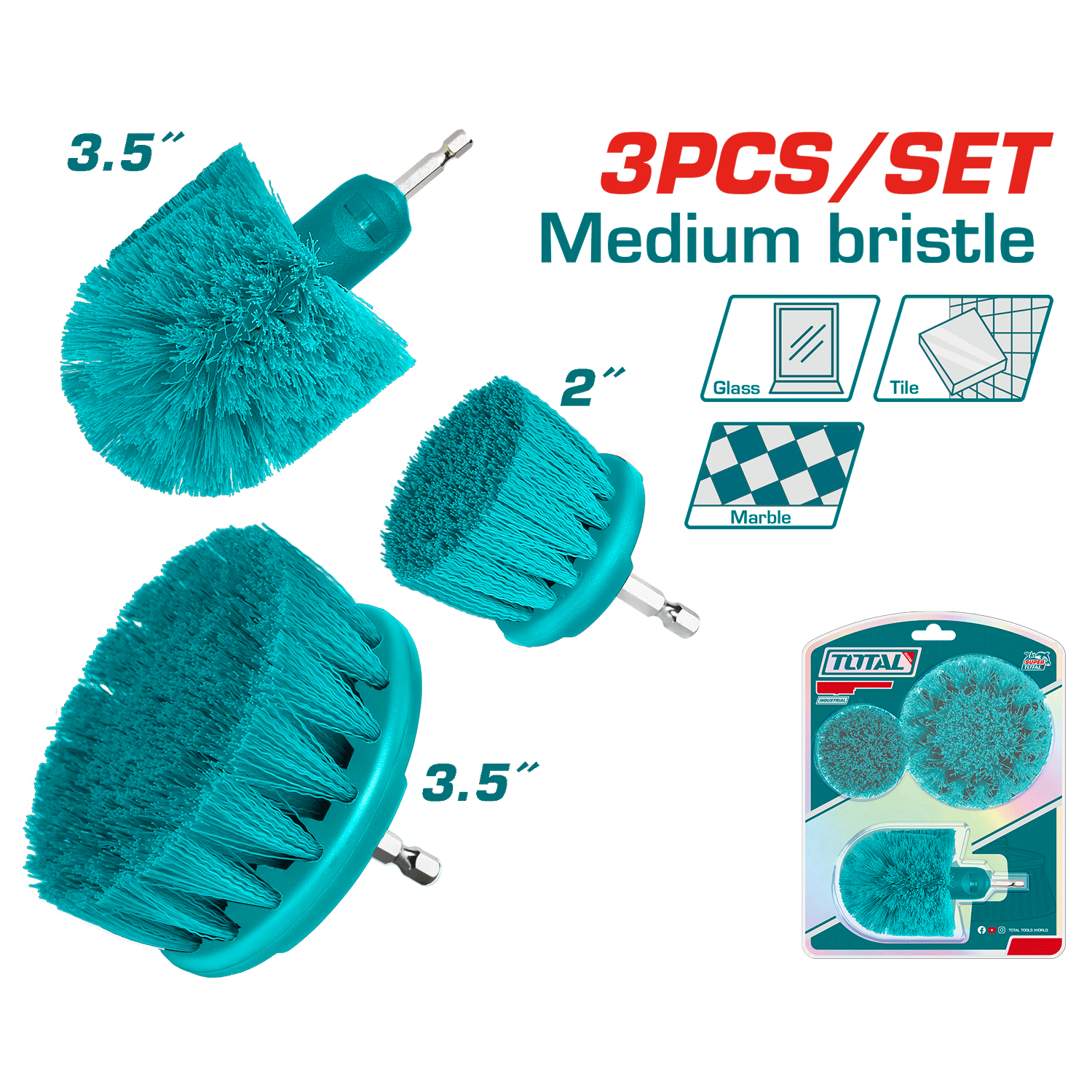 BRUSH SET 3 PCS