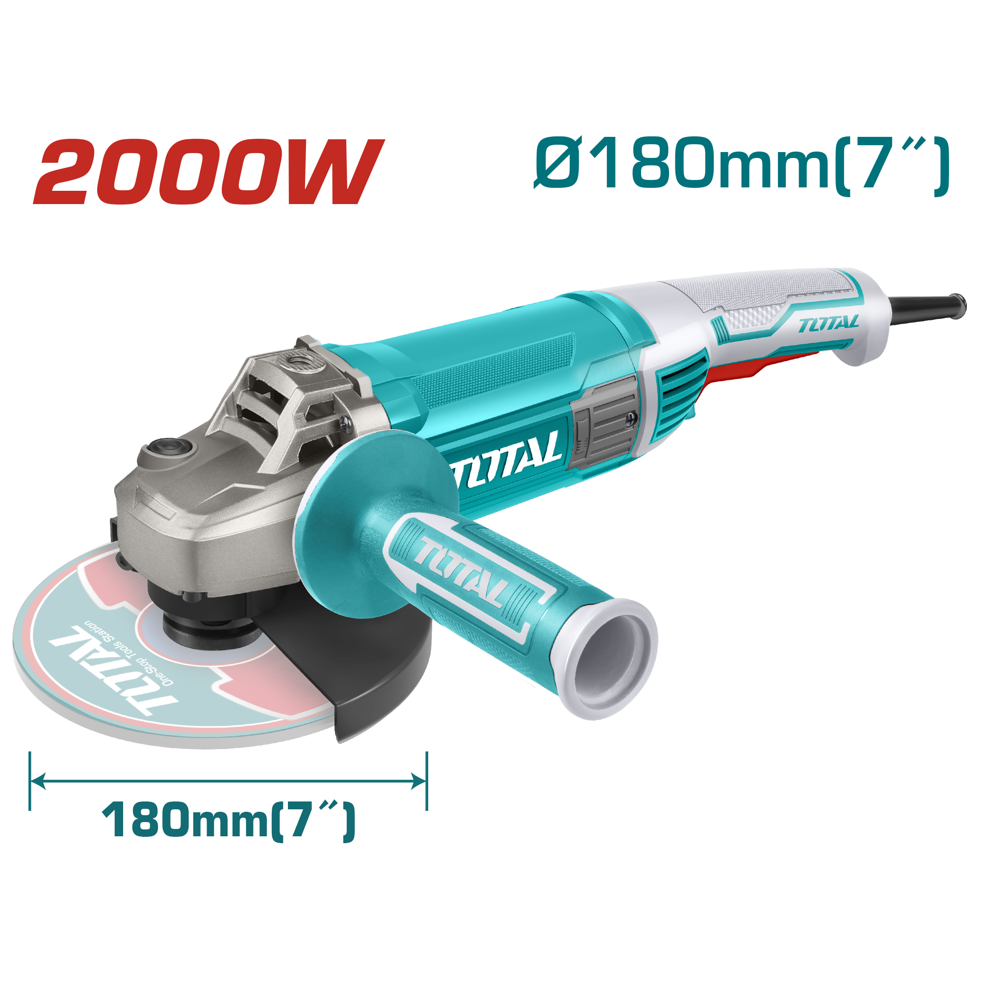 ANGLE GRINDER 7 INCH 2000 WATT