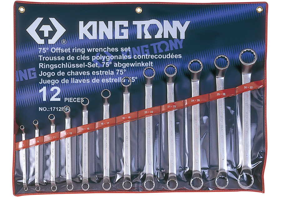 OFFSET RING WRENCH SET 12 PCS FROM 6/7 & 30/32 ML