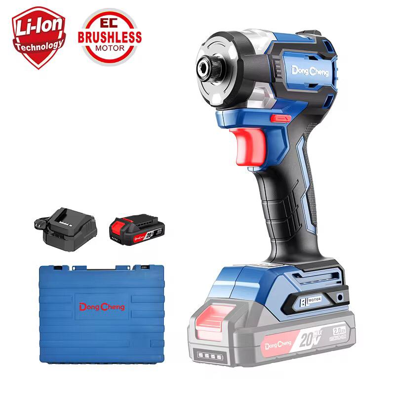 CORDLESS BRUSHLESS IMPACT DRIVER 20 VOLT WITH ONE BATTERY 2 AMP