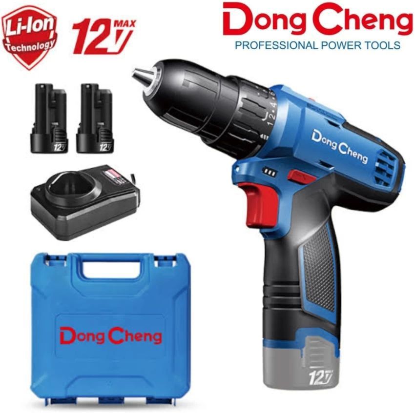 CORDLESS DRILL 12 VOLT 35 NM WITH 2 BATTERIES AND CHARGER