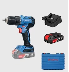 CORDLESS BRUSHLESS IMPACT DRILL 20 VOLT 50 NM WITH ONE BATTERY AND CHARGER