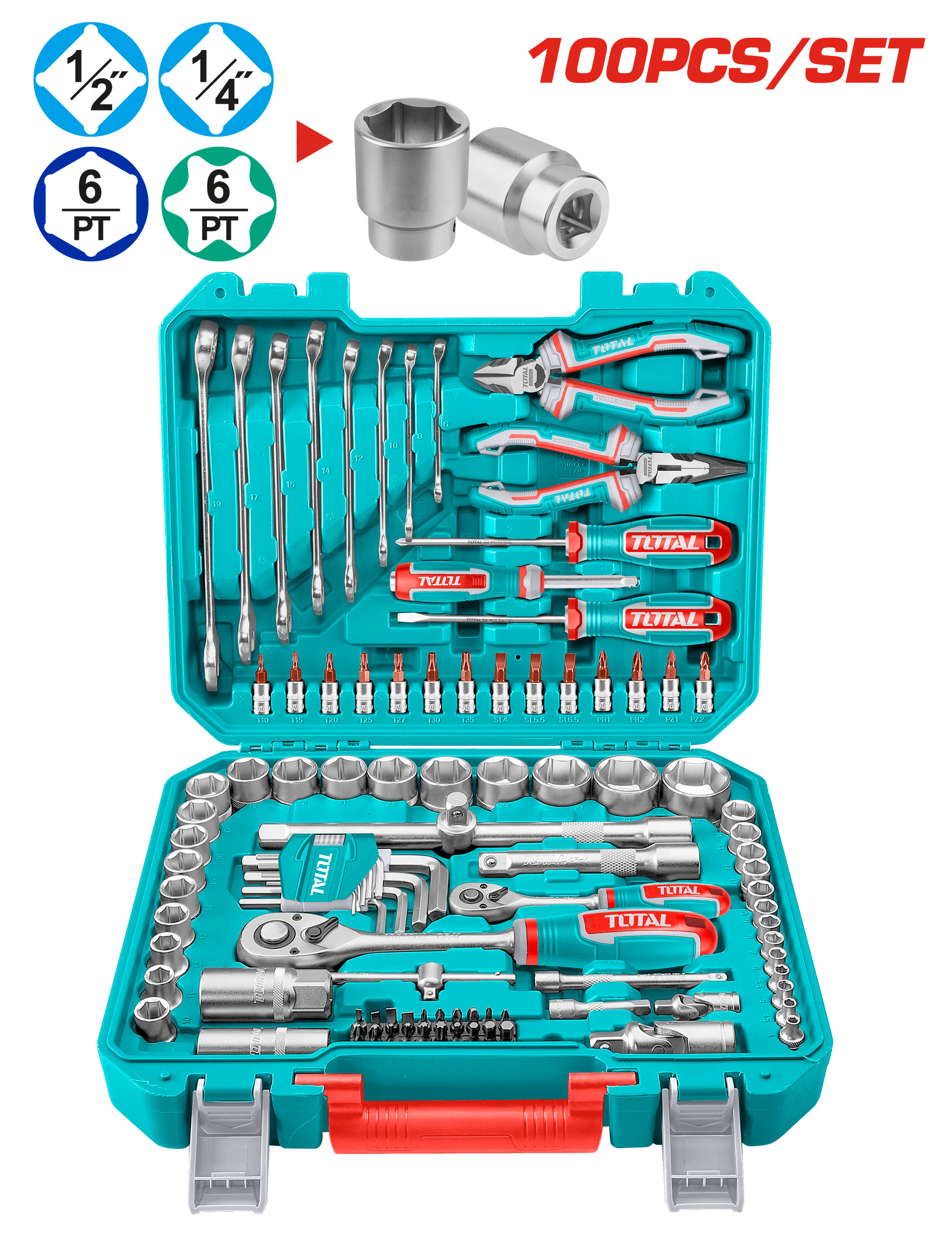 TOOLS SET 100 PCS