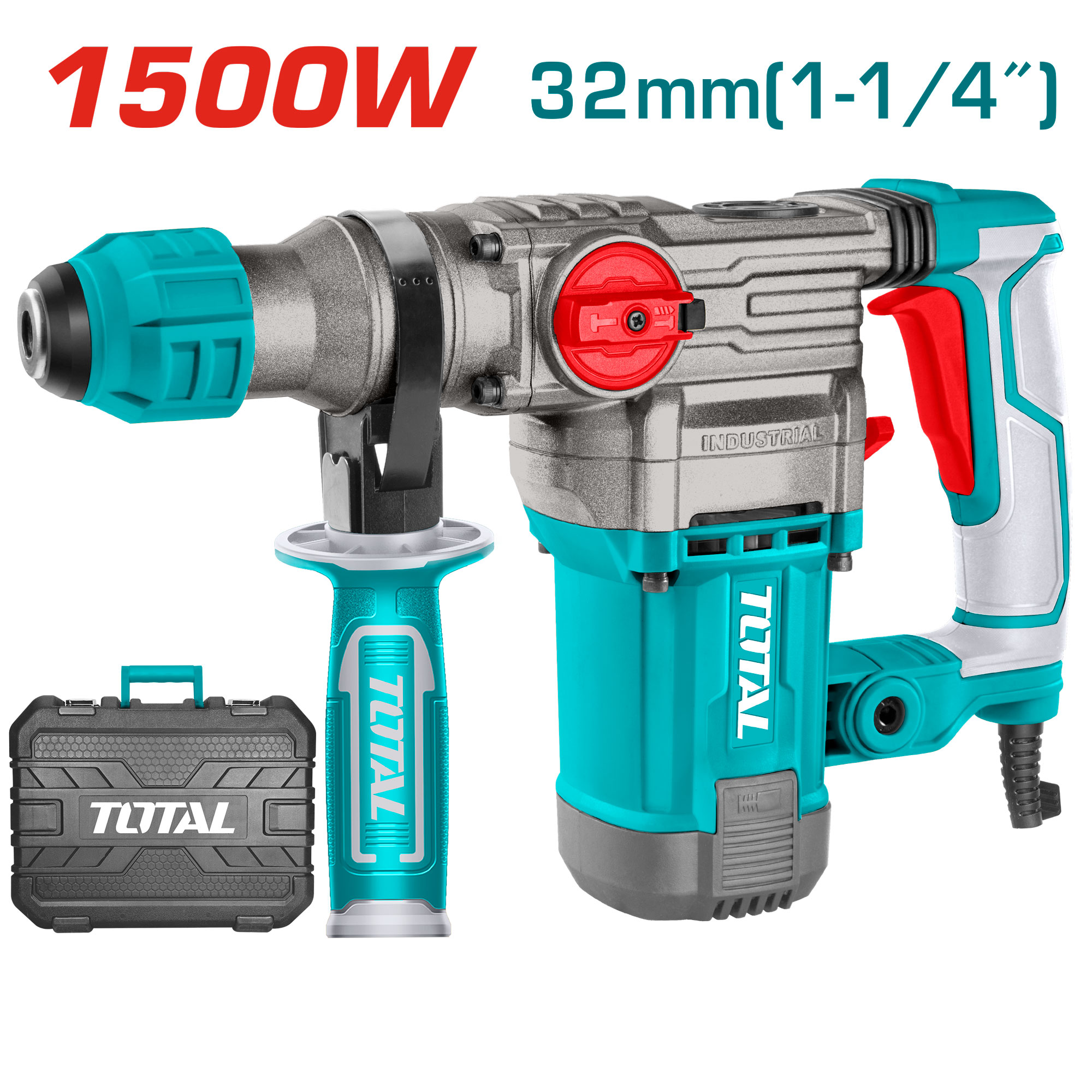 ROTARY HAMMER 1500 WATT METAL BODY