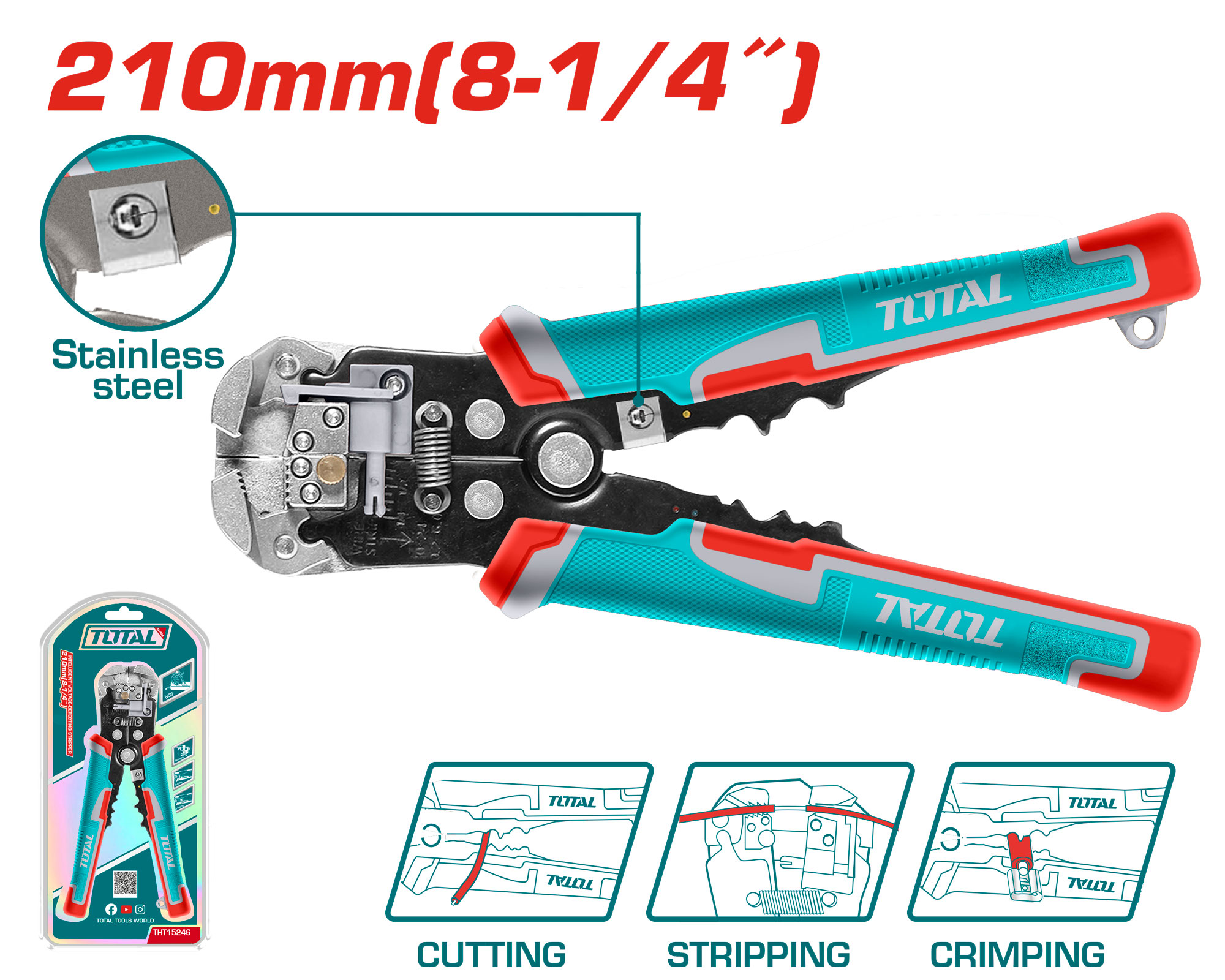 AUTOMATIC WIRE STRIPPER 3 IN 1