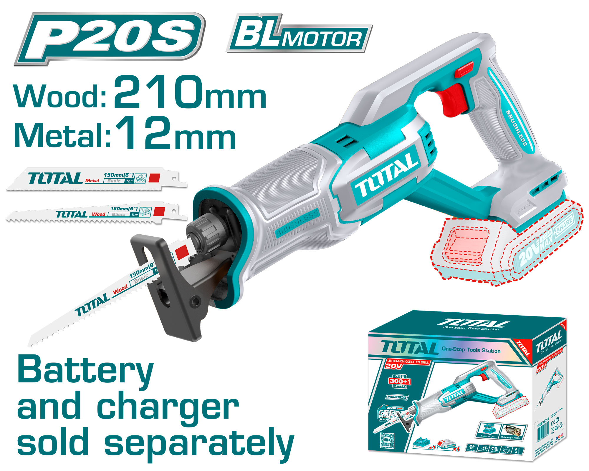 RESIPROCATING Li-ion 20V