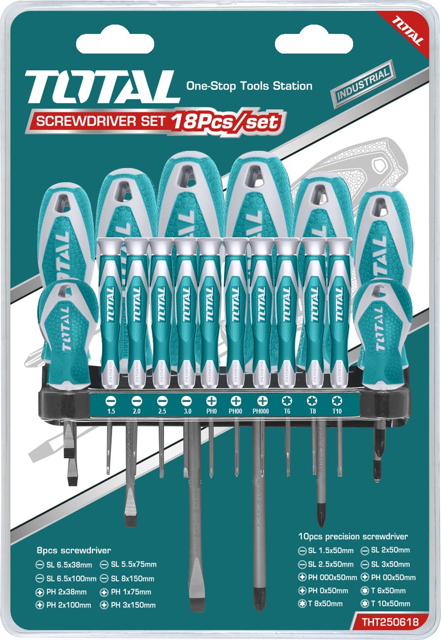 SCREWDRIVER SET 18 PCS