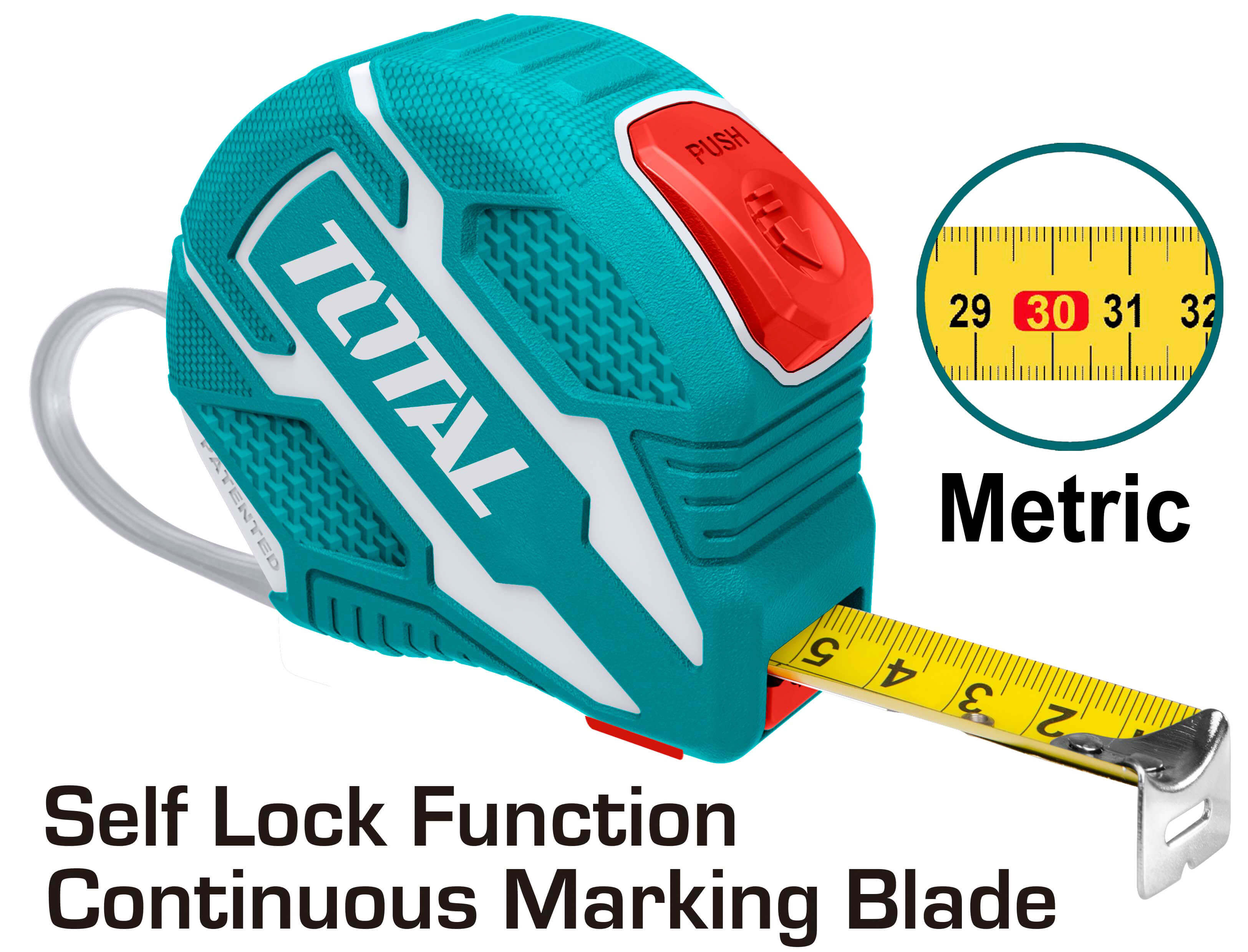 STEEL MEASURE TAPE 5M SELF LOCK