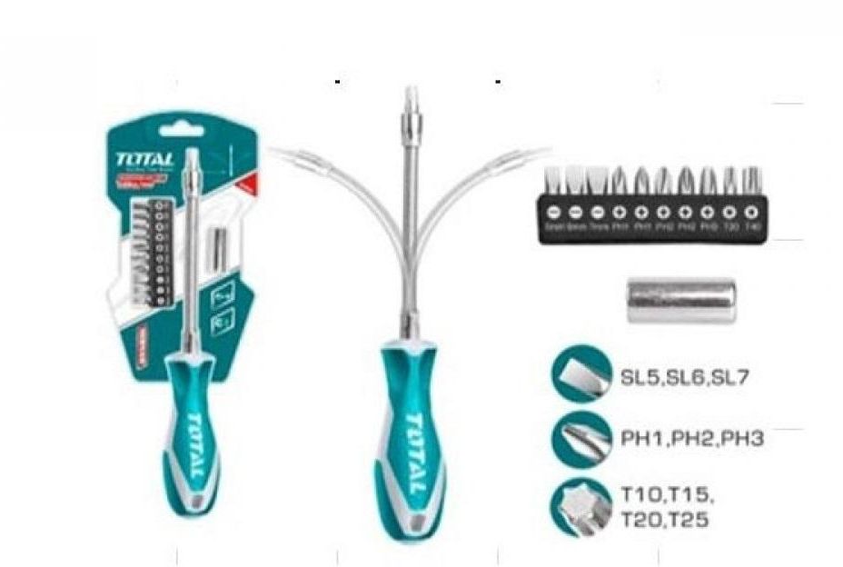 FLEXIBLE SCREWDRIVER SET 12 PCS