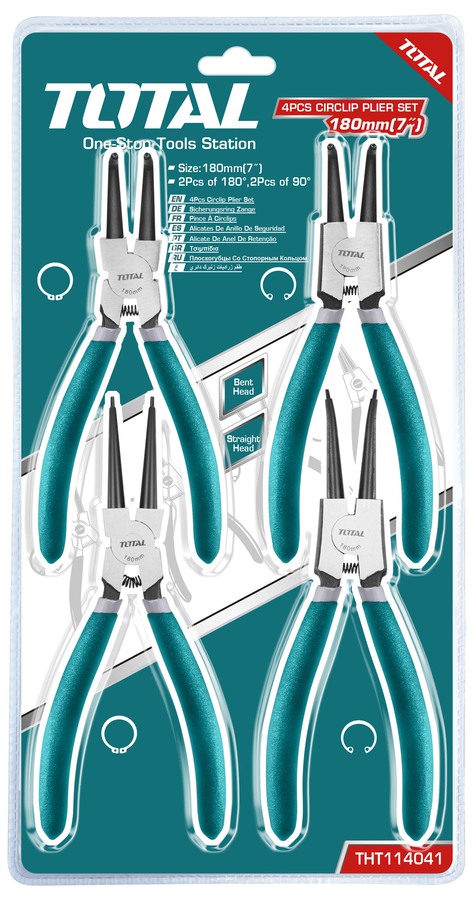 CIRCLIP PLIER SET 4 PCS