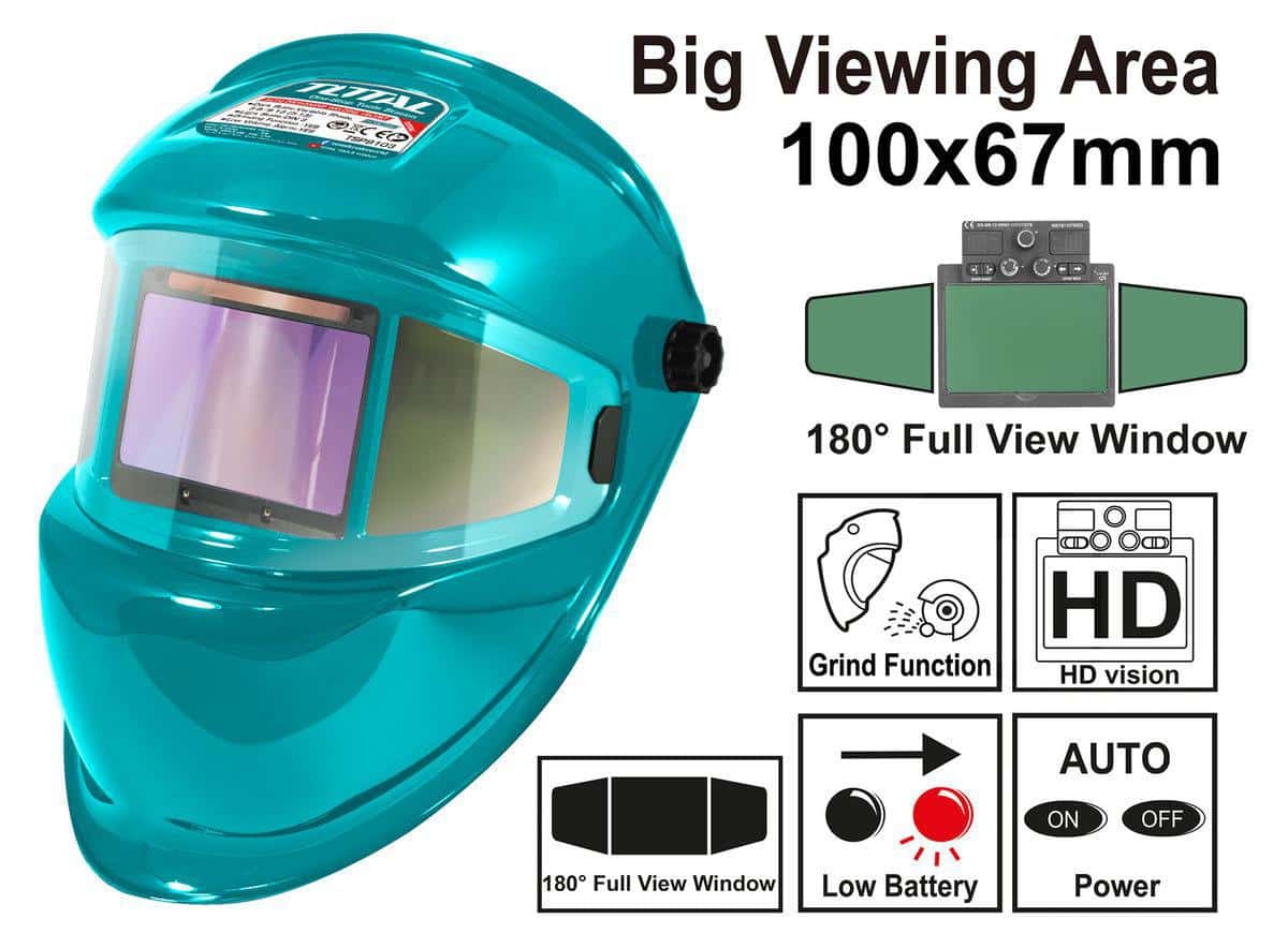 AUTO DARKENING WELDING HELMET 67×100