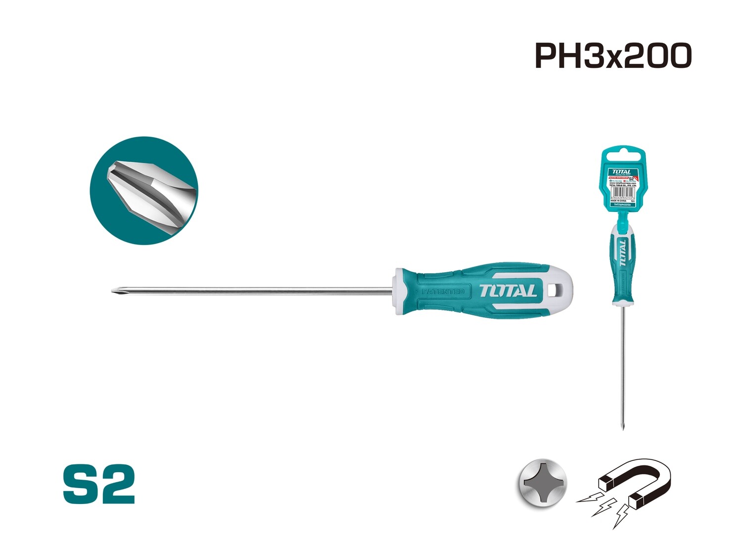 PHILIPS SCREW DRIVER 3×200