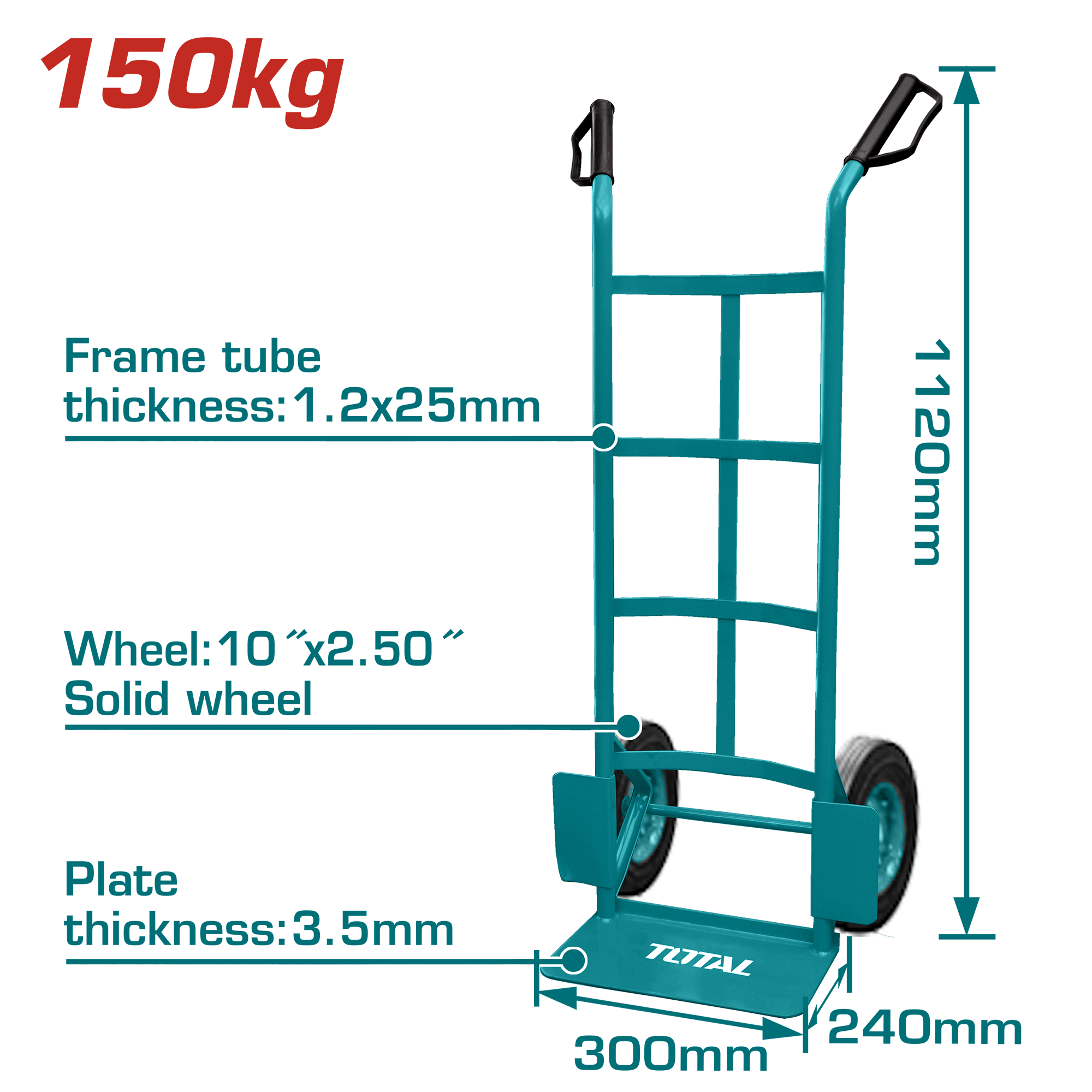 HAND TROLLEY MAX 150 KG