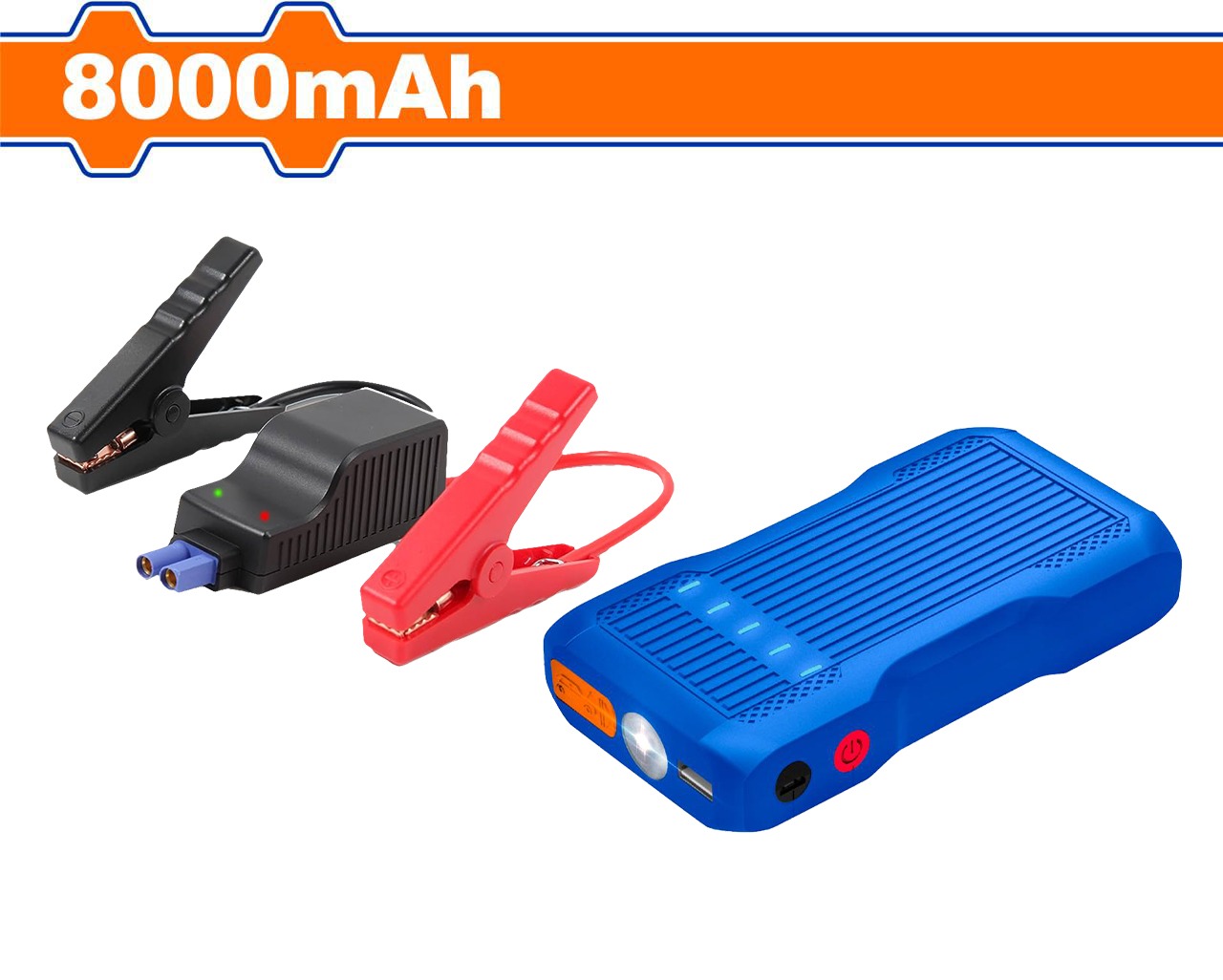 LITHIUM ION JUMP STARTER 8000 MAH