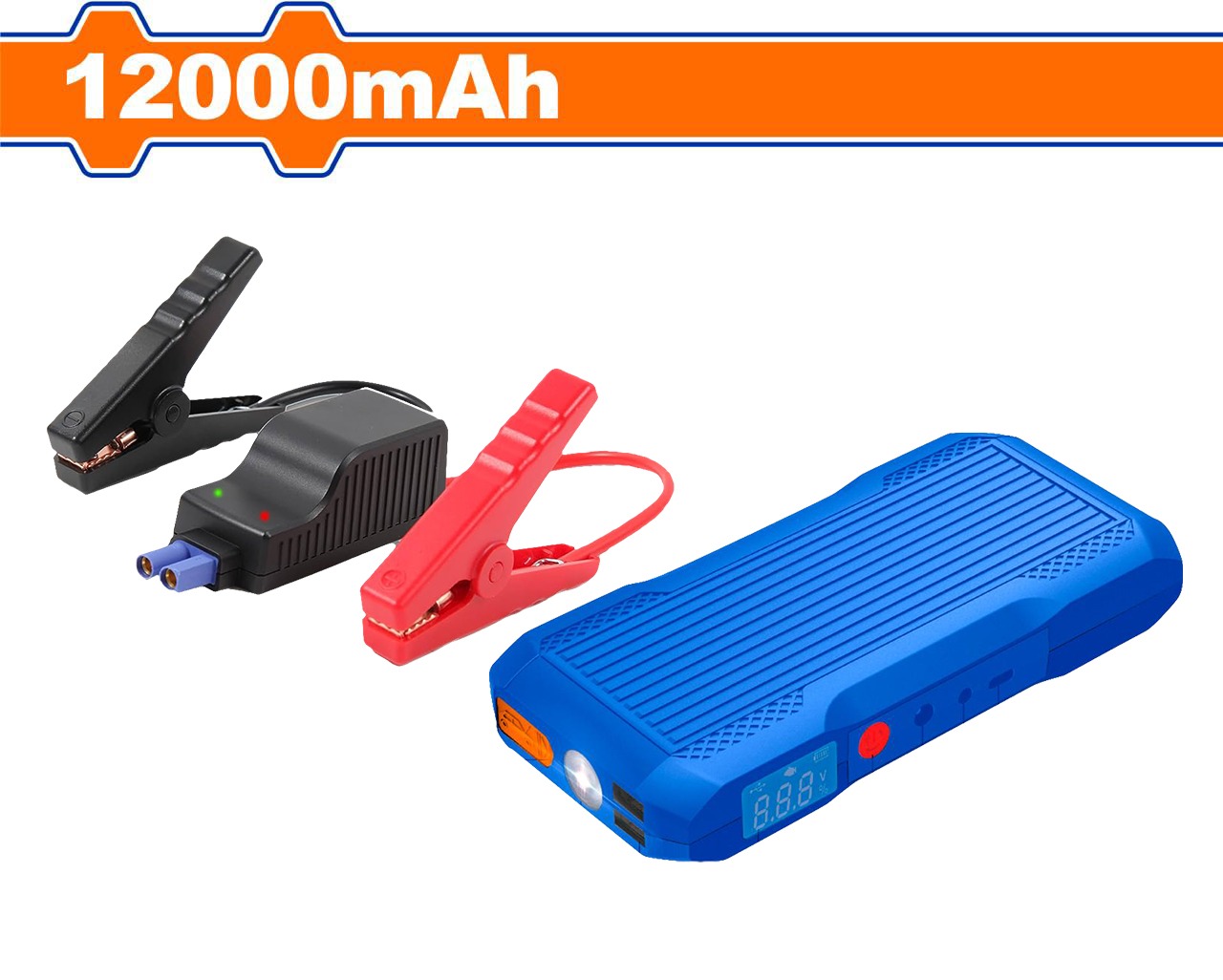 LITHIUM ION JUMP STARTER 12000 MAH