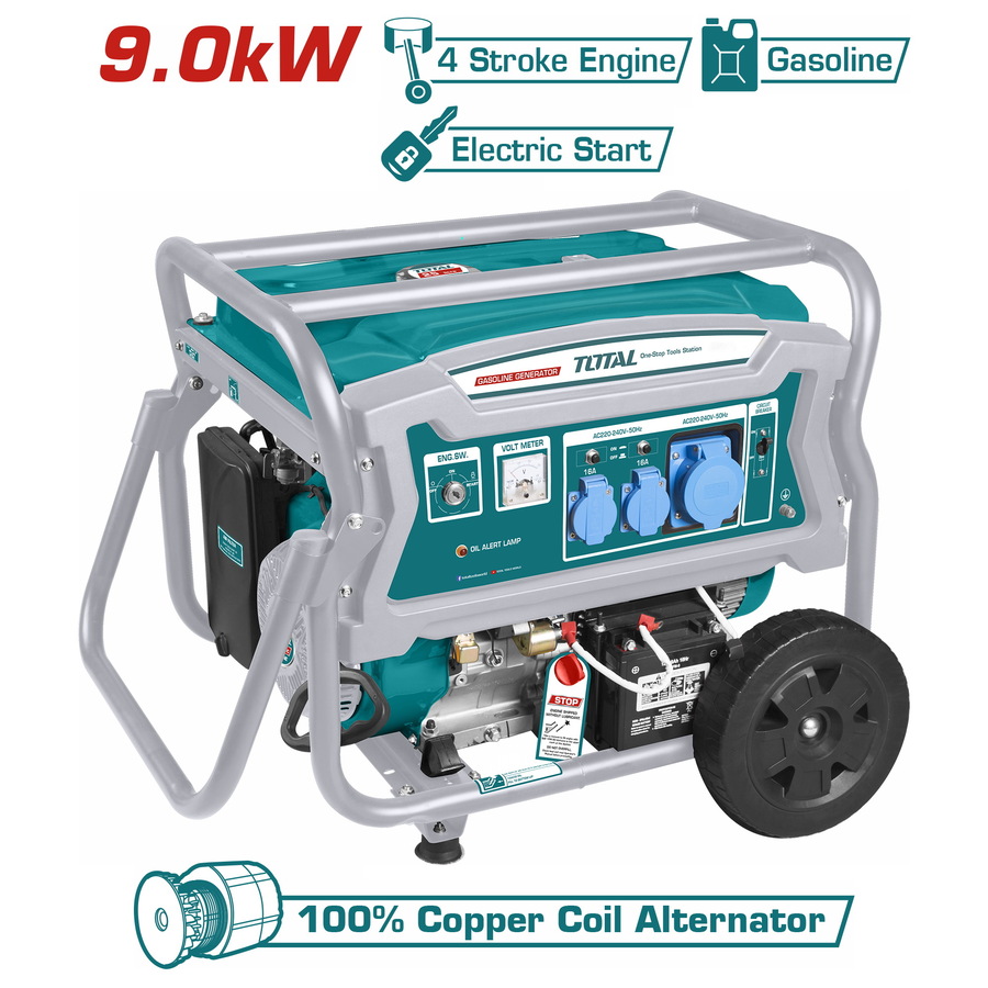 GASOLINE GENERATOR 9 KW (ELECTRIC)