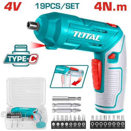 CORDLESS SCREWDRIVER 4 VOLT TYPE C