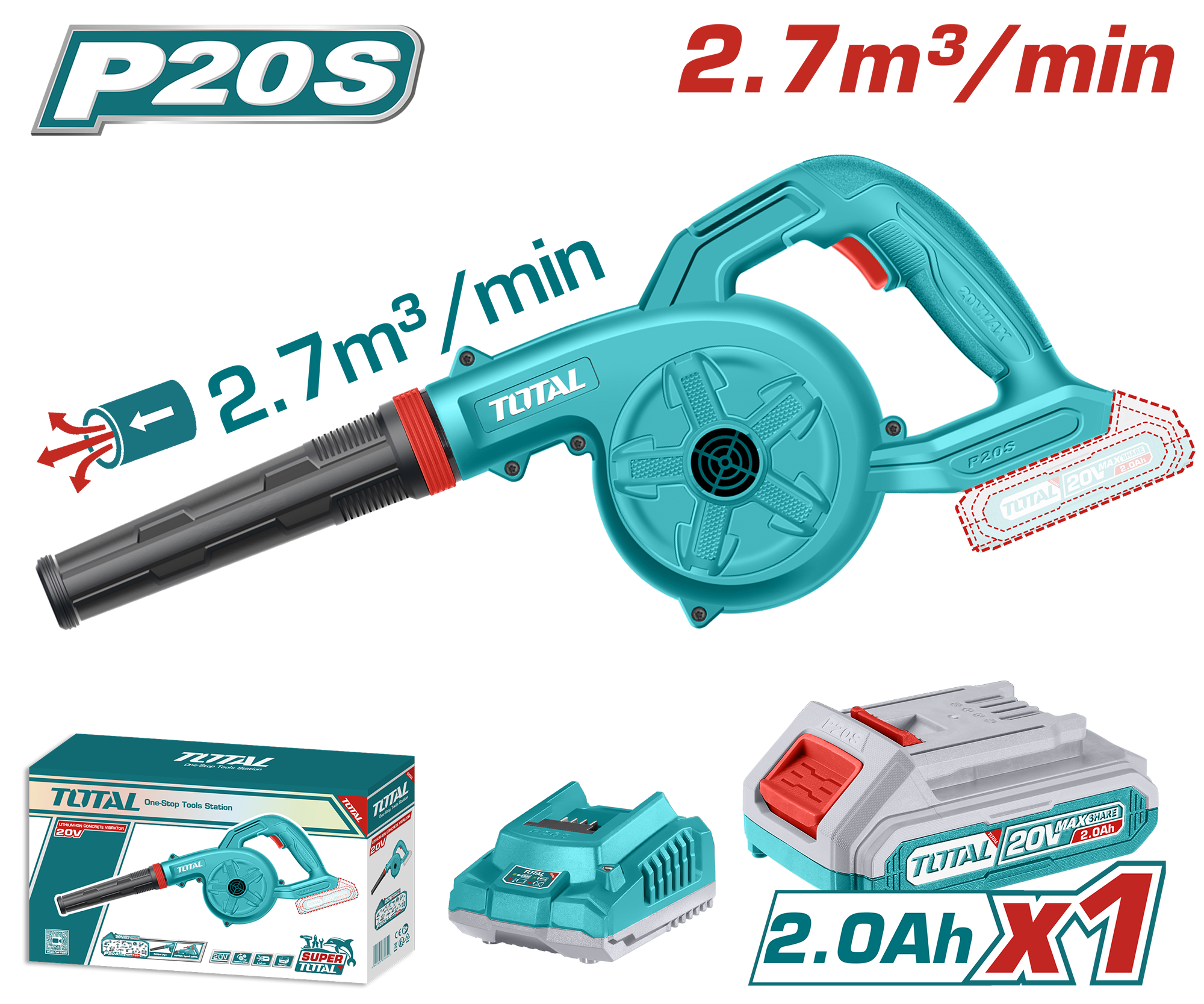 CORDLESS BLOWER 20 VOLT