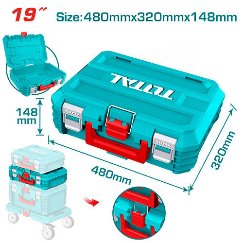 STACKABLE TOOL BOX 19 INCH