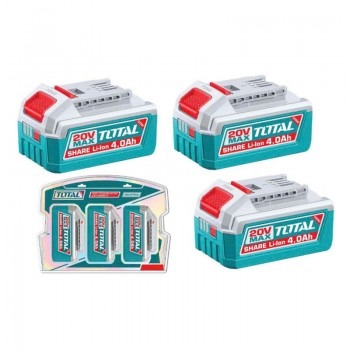 SET OF 3 BATTERIES 20 VOLT 4 AMP