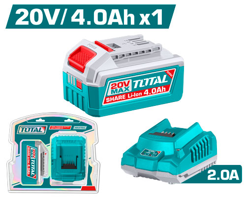 LITHIUM-ION BATTERY AND CHARGER KIT 4AH