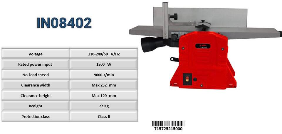 PORTABLE THICKNESS PLANER 1500 WATT