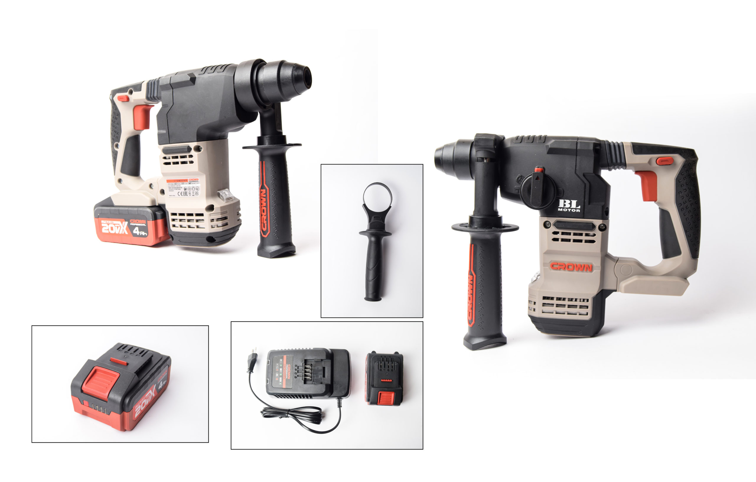 BATTERY ROTARY HAMMER 20 VOLT 4 AMP