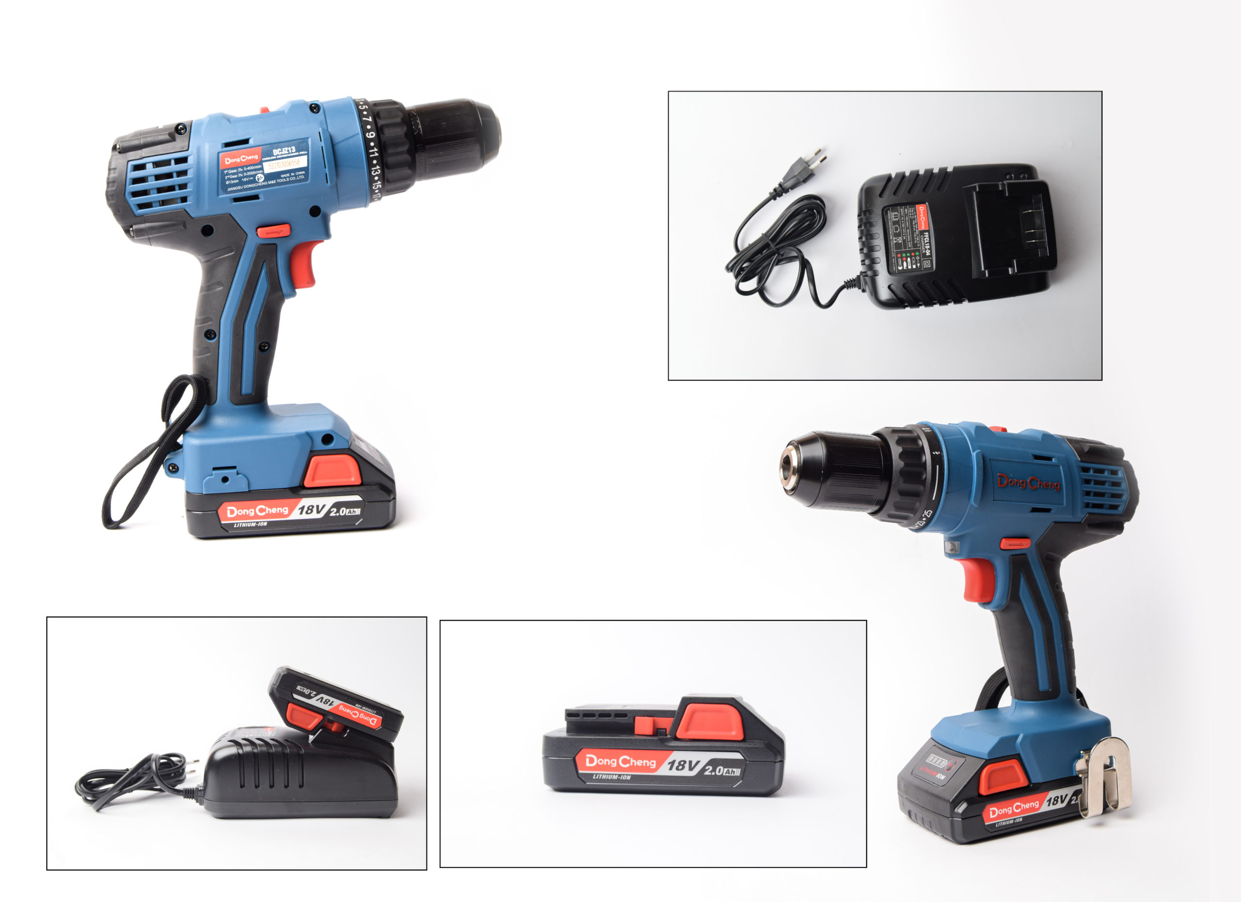 BATTERY IMPACT DRILL 18 VOLT 2 BATTERIES 2 AMP