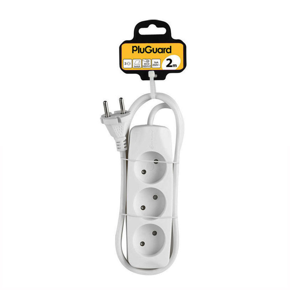 POWER STRIP 5 METER 3 OUTLETS WITHOUT SWITCH