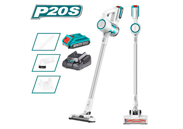 CORDLESS VACUUM CLEANER 20 VOLT WITH BATTERY AND CHARGER