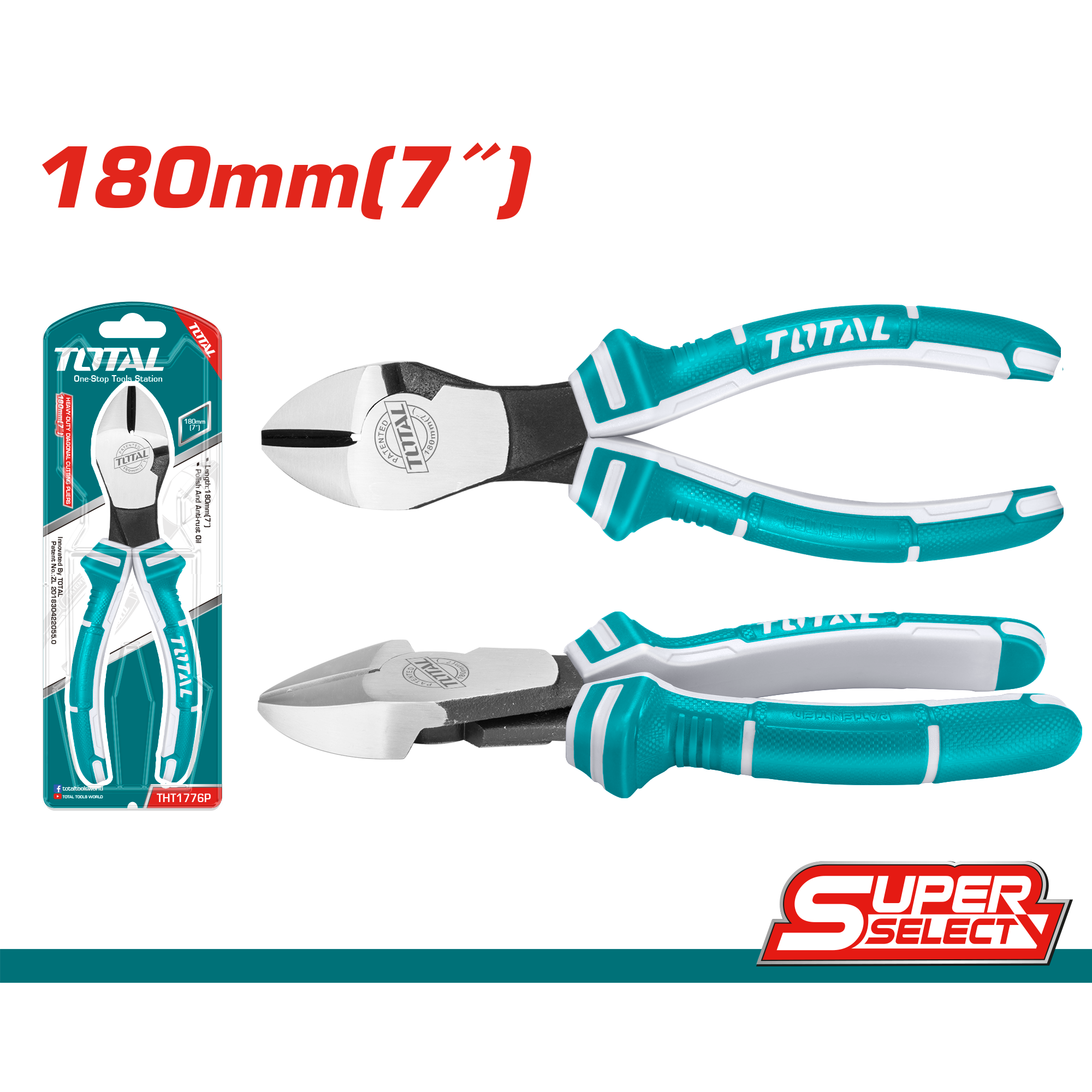 CUTTING PLIERS 7 INCH SUPER SELECT