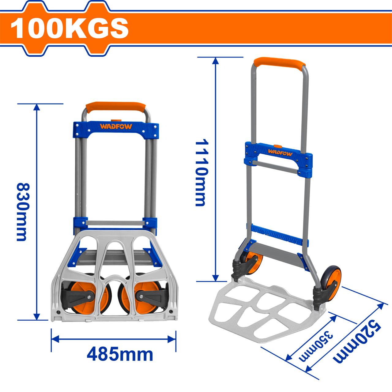 FOLDABLE HAND TRUCK MAX 100 KG